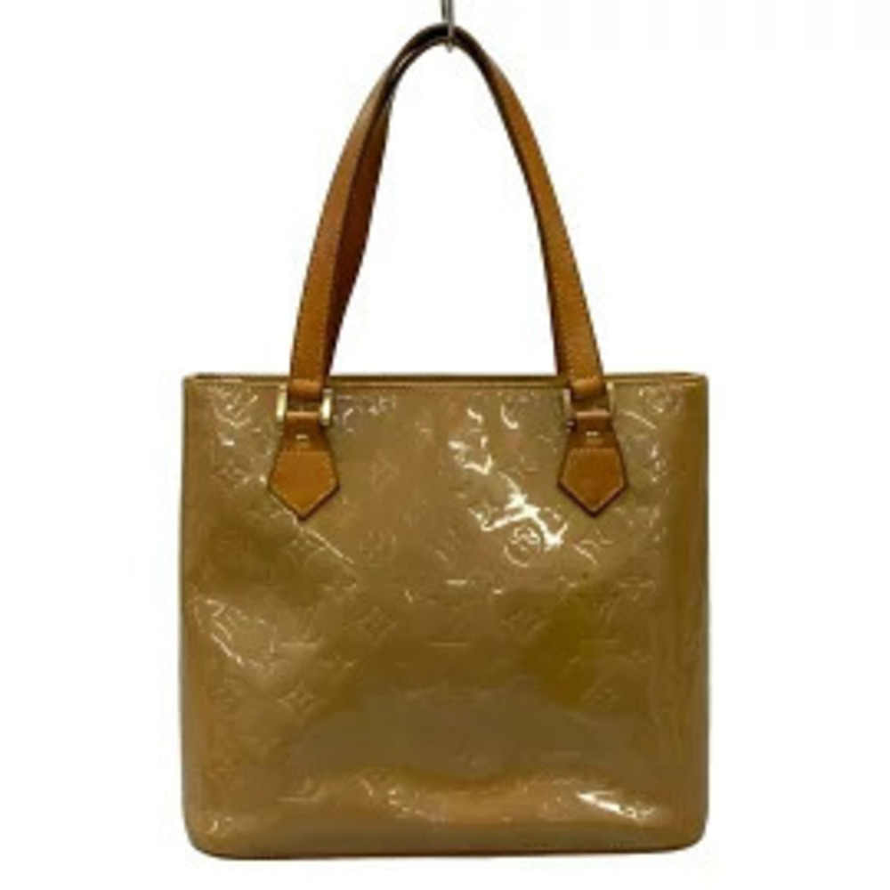 LOUIS VUITTON Houston Tote Bag Soft Beige Cream Leather